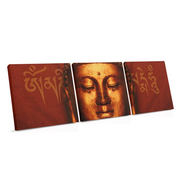 Buddhist Prayer Wall Canvas Print