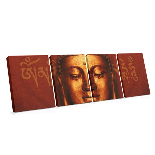 Buddhist Prayer Wall Canvas Print