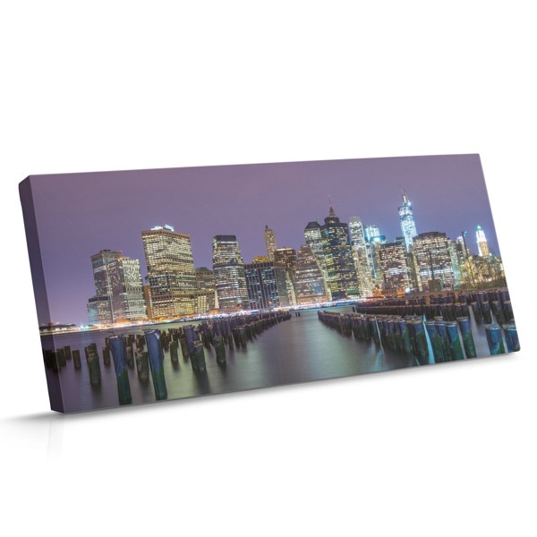 Brooklyn Skyline at Sunset Canvas Print