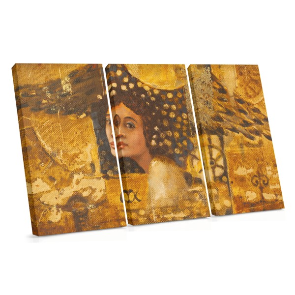 Golden Age African Woman Portrait Canvas Print