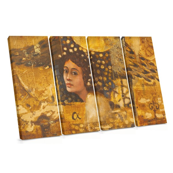 Golden Age African Woman Portrait Canvas Print