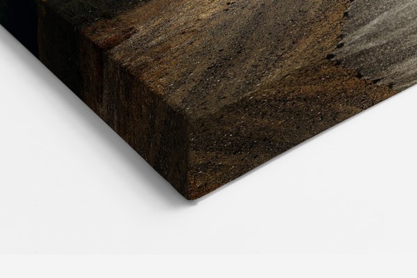 Olifant Mind Road Canvas Print - aan de muur in een interieur