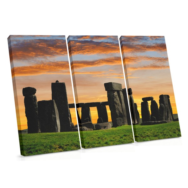 Stonehenge at Sunset Canvas Print