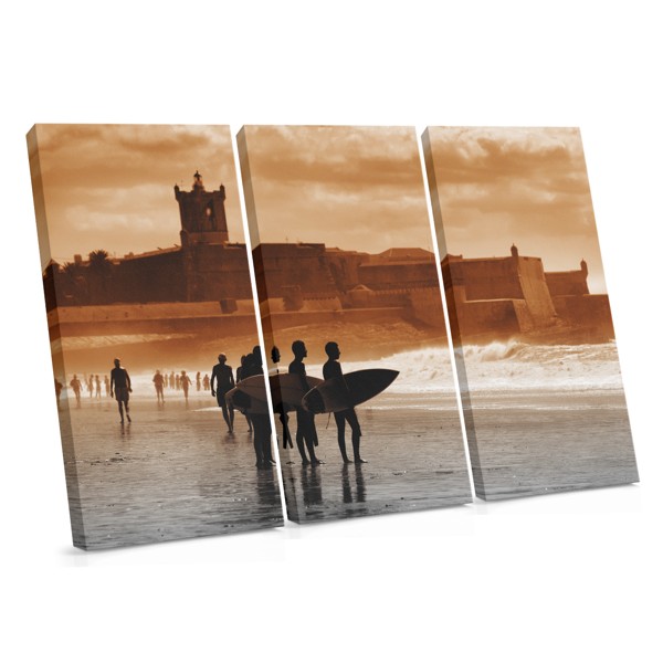 Catching Waves at Babylon's Gate Canvas Print
