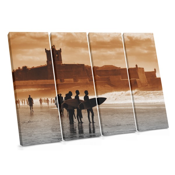 Catching Waves at Babylon's Gate Canvas Print