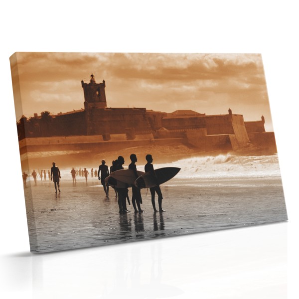 Impressão em Tela Ondas no Portão de Babilónia