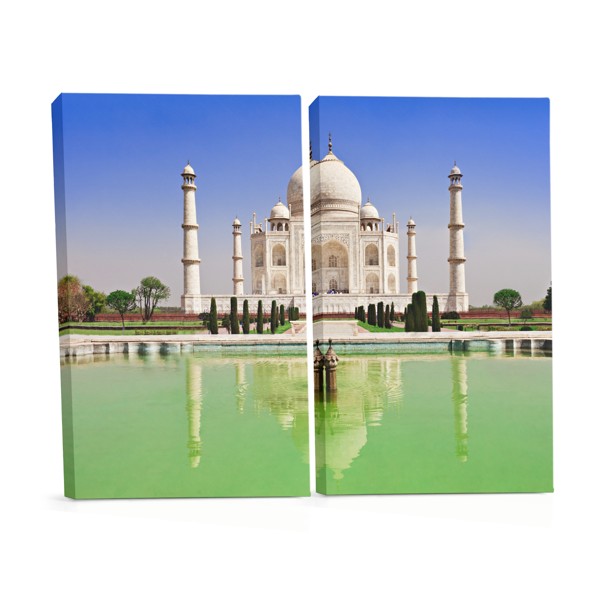Taj Mahal at Sunset Canvas Print