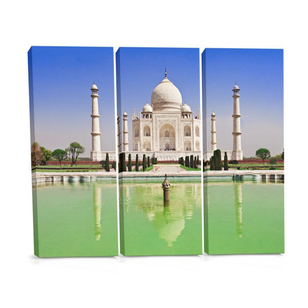 Taj Mahal at Sunset Canvas Print