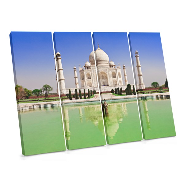 Taj Mahal at Sunset Canvas Print