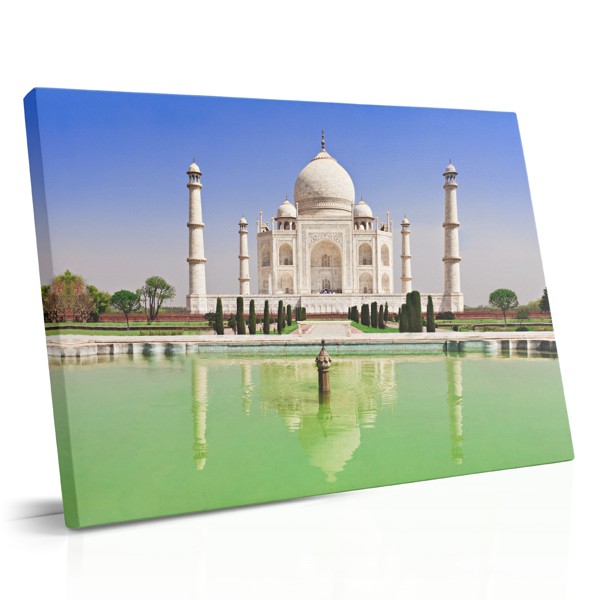 Taj Mahal at Sunset Canvas Print