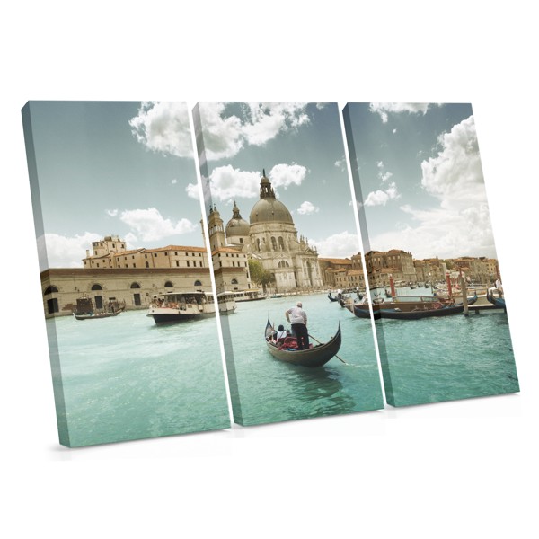Venedig Kanalvy Canvas Print - Gondoljärens Perspektiv