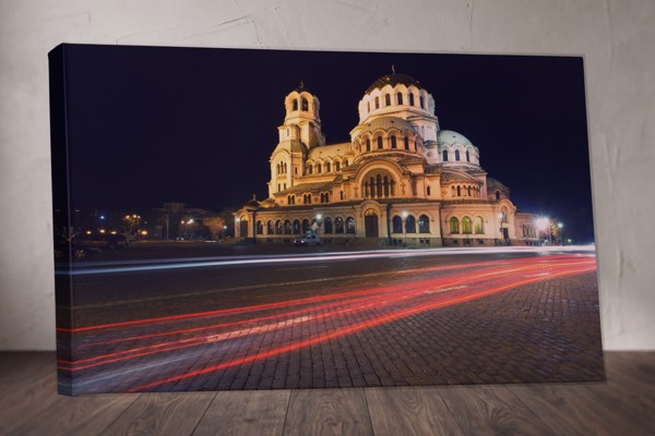 Aleksandra Ņevska katedrāle audekla prints - uz sienas telpā
