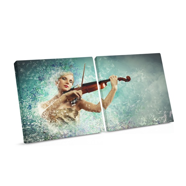 Collage Woman Art Canvas Print