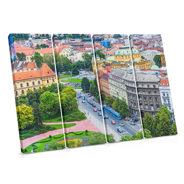 Budimpešta Pogled iz Zraka Platno