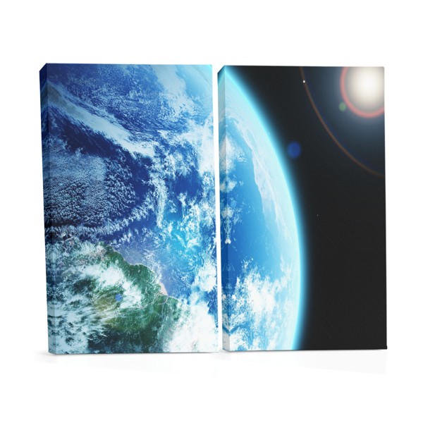 Earth from Space Canvas Print