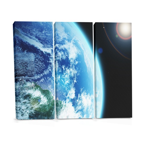 Earth from Space Canvas Print