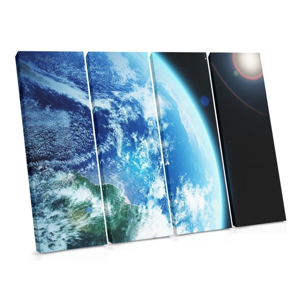 Earth from Space Canvas Print