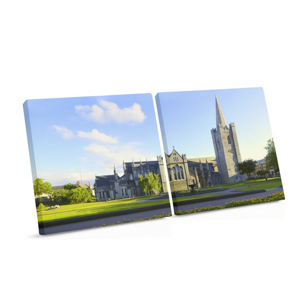 Irish Castle on River Canvas Print