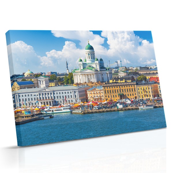 Helsinská silueta - plátno