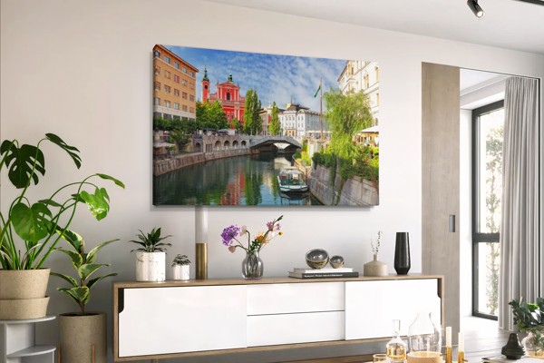 Tiskana slika Beneški kanal - na steni v interjerju