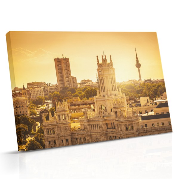 Marble Square Geometric Canvas Print