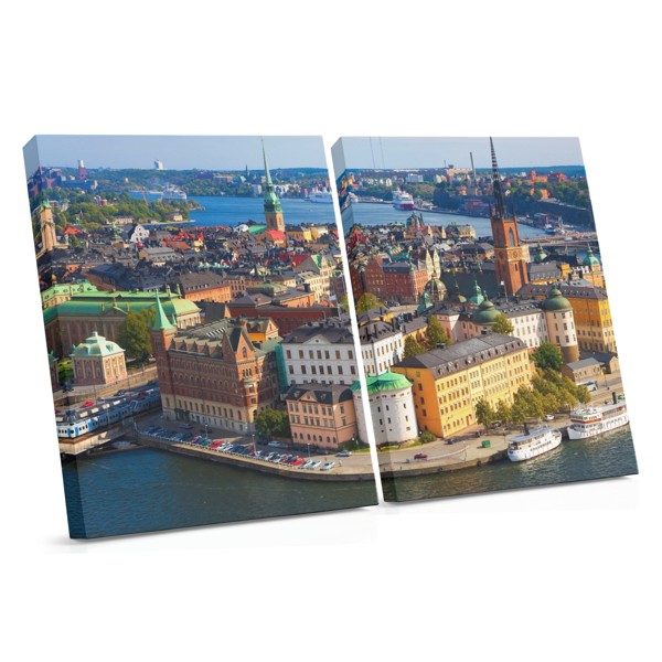 Stockholm Waterfront Canvas Print