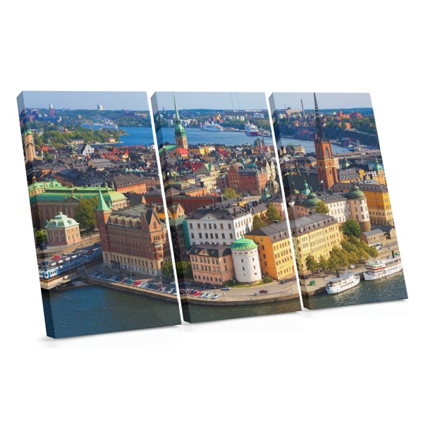 Stockholm Waterfront Canvas Print
