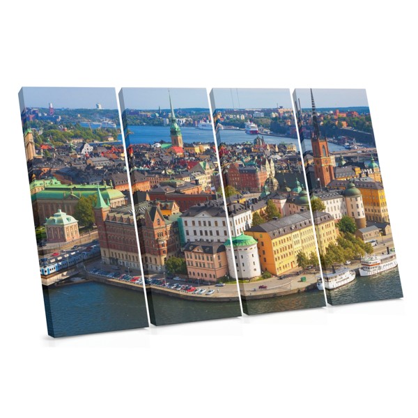 Stockholm Waterfront Canvas Print