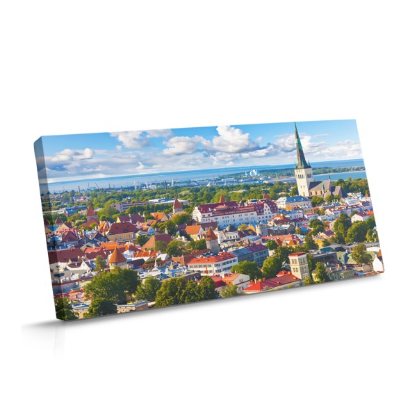 Plátno Střechy Starého Města Tallinn