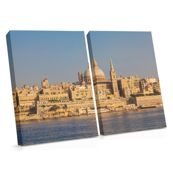 Golden Domed City Canvas Print