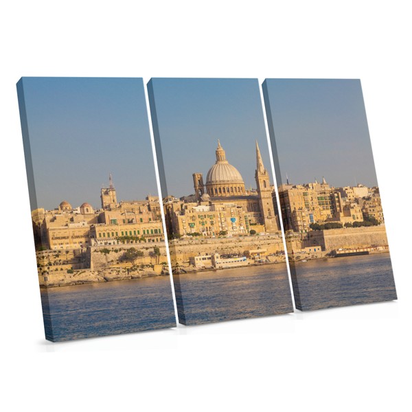 Golden Domed City Canvas Print