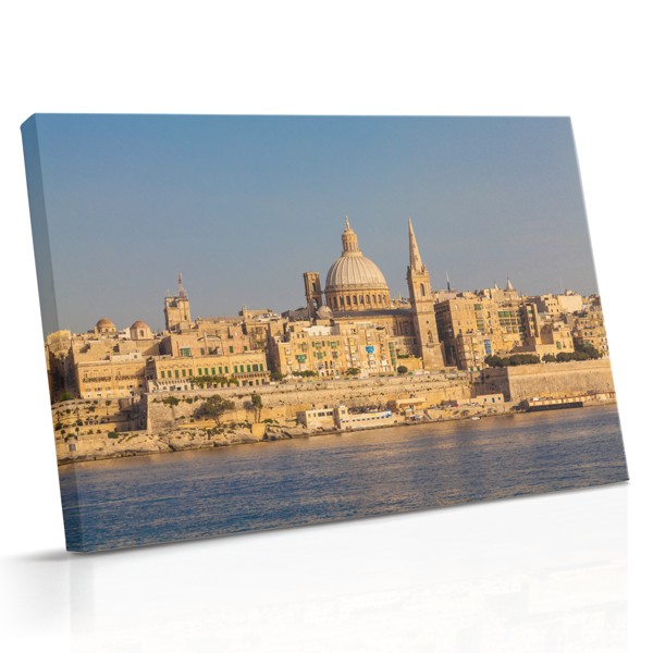 Golden Domed City Canvas Print