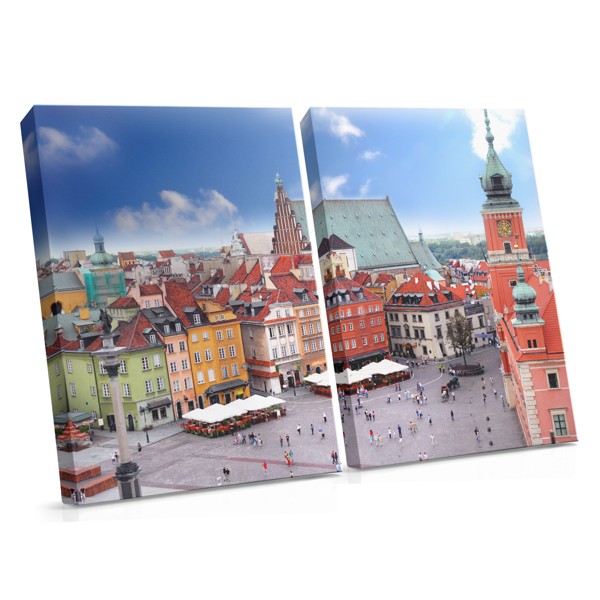 Warsaw Old Town Architecture Canvas Print
