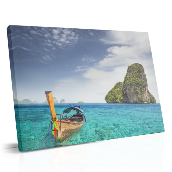 Turquoise Oceaan Horizon Canvas Print
