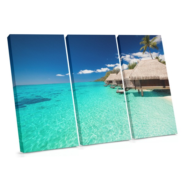 Island Dreams Canvas Print - Coastal Bay Scene