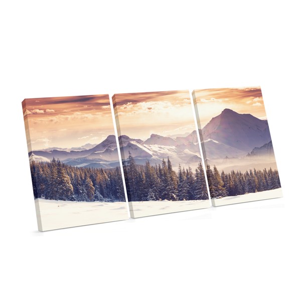 Mountain Charm Forest Landscape Canvas Print