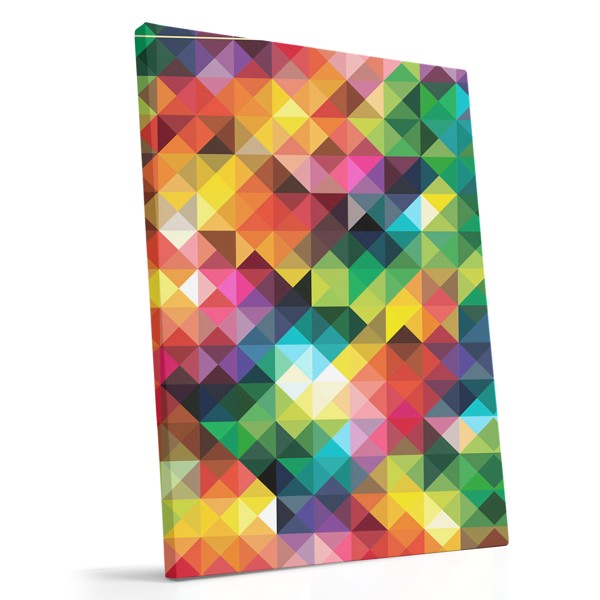 Colorful Mosaic Abstraction Canvas Print