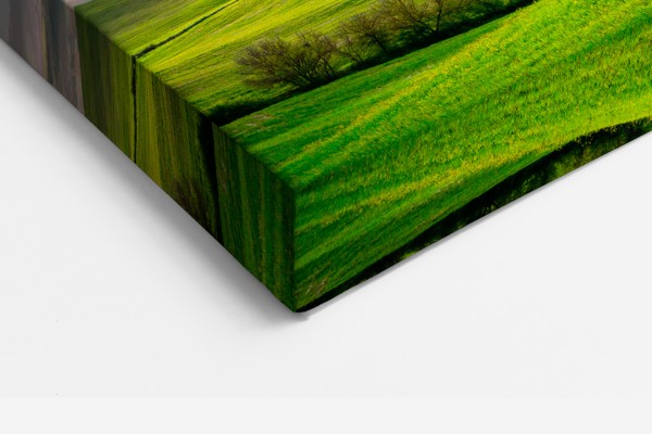Mountain Peak After Storm Canvas Print - on the wall in a room interior
