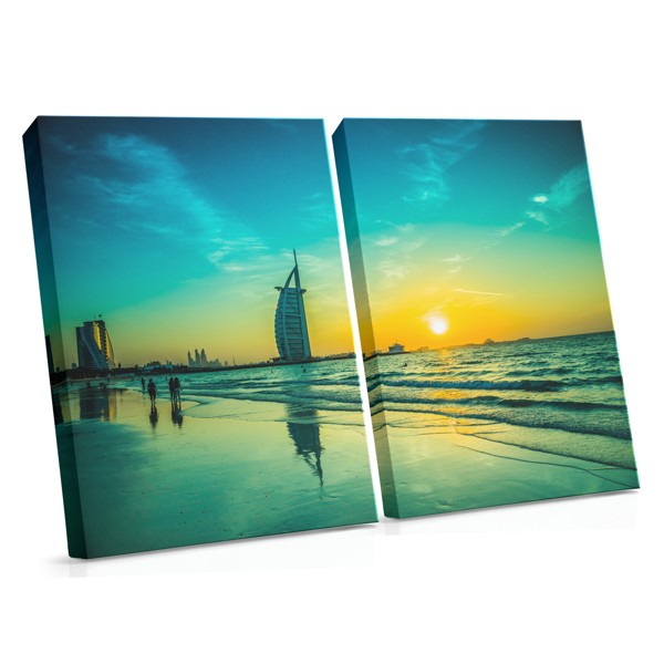 Arabian Evenings Beach Canvas Print
