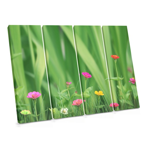 Little Flowers Meadow Canvas Print