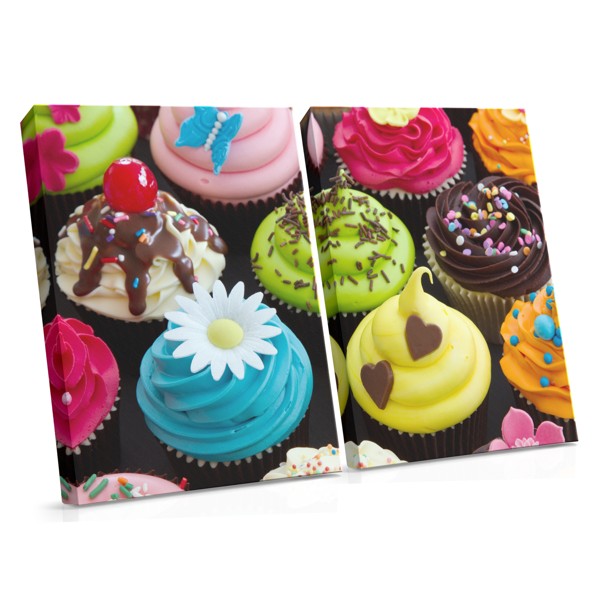 Colorful Pastries Canvas Print