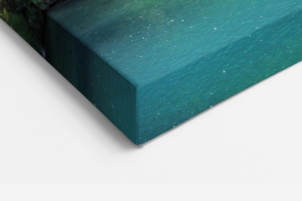 Miglas Ūdens Ainava Kanvā Prints - uz sienas telpā
