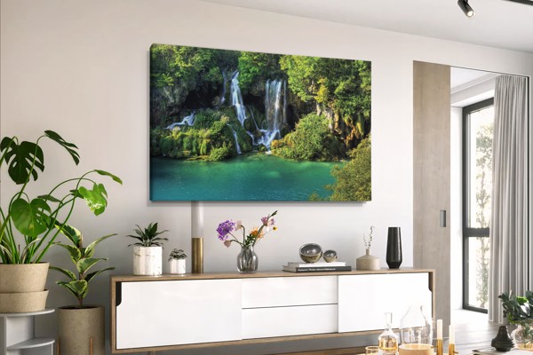 Miglas Ūdens Ainava Kanvā Prints - uz sienas telpā