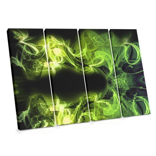Abstraktná Smoke Reflection Canvas Print