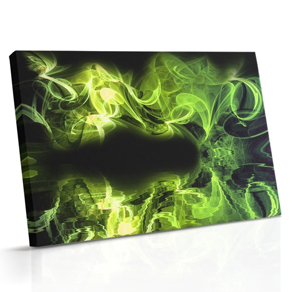 Abstract Smoke Reflection Canvas Print
