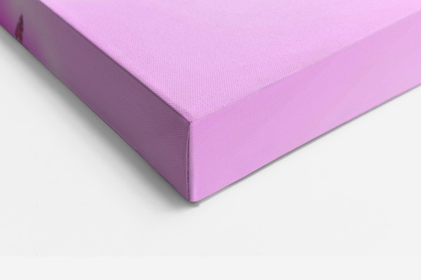 Toile Imprimée Orchidée et Papillon - au mur dans un intérieur