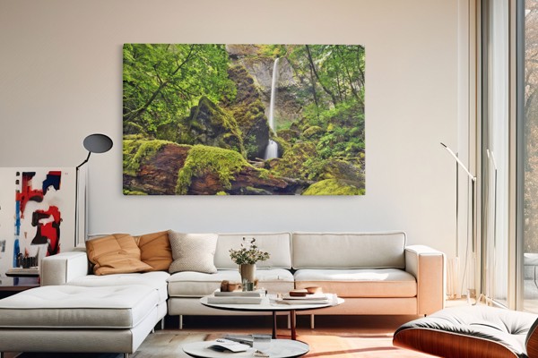 Vandens Čiurkšlė Drobė | Gamtos Fotografija - ant sienos interjere