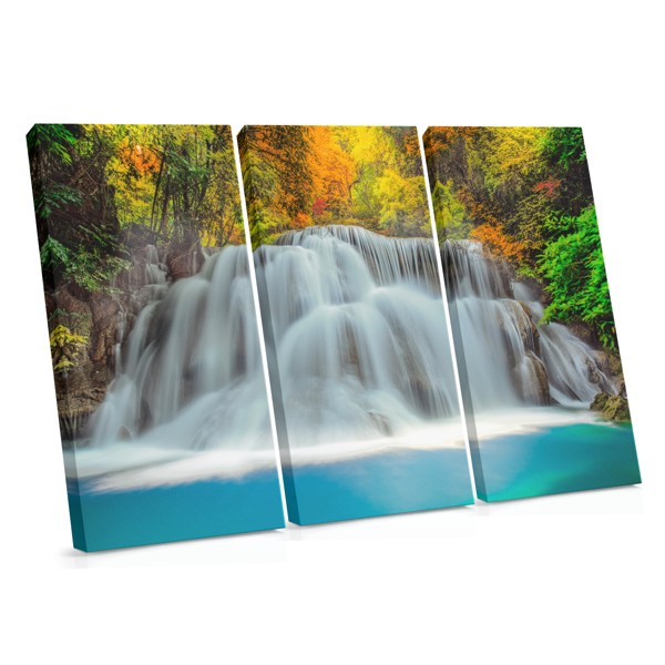 Water Symphony Canvas Print - Flowing Water Landscape