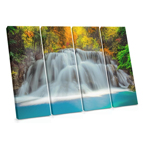 Water Symphony Canvas Print - Flowing Water Landscape