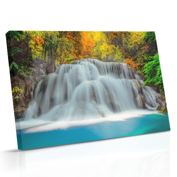 Water Symphony Canvas Print - Tekantis vandens peizažas